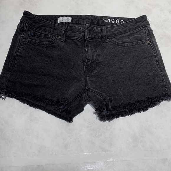 GAP Pants - 4/$25 Sale Gap Black Cut Off Shorts size 30.